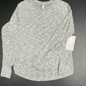 Athleta Mindset Sweatshirt, NWT. Gray color, size S
